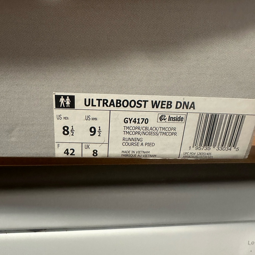Adidas Deep Purple UltraBoost Web DNA Athletic Sneakers - Picture 8 of 8